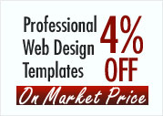 Low cost professional Web Design templates at a discount