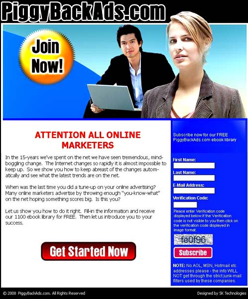 Design a Creative Splash Page